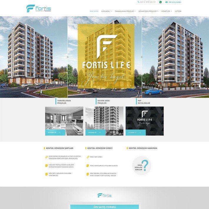 Fortis İnşaat - İstanbul adlı websitesi referansımız İnşaat / Yapı / Emlak kategorisinde yayınlanmaktadır.