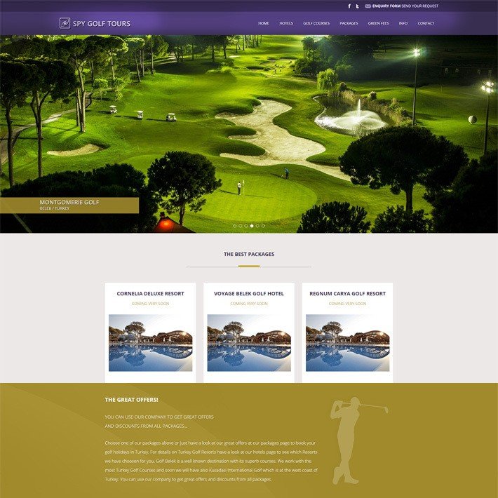 Antalya Belek'te golf organizasyonları düzenleyen SPY Golf
