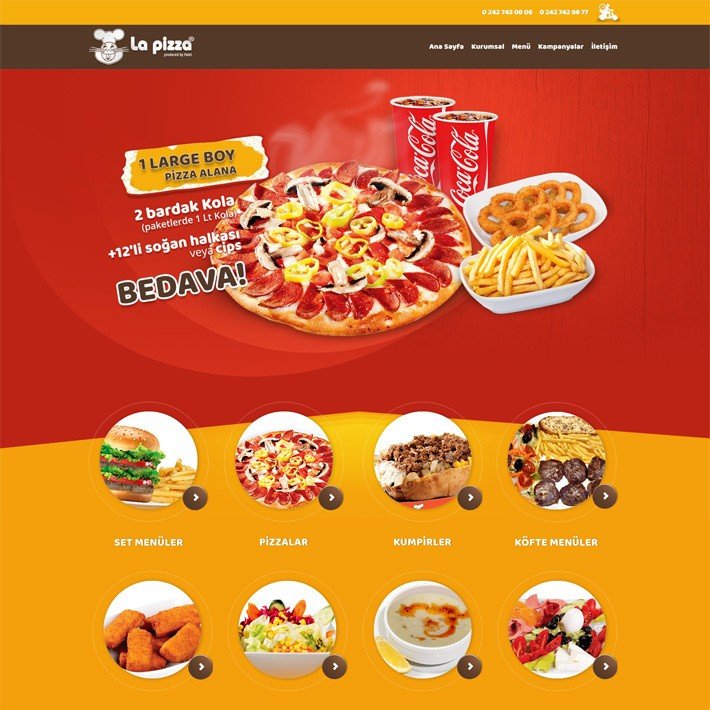 Antalya Manavgat ilçesinin en sevilen pizza restoranı La Pizza