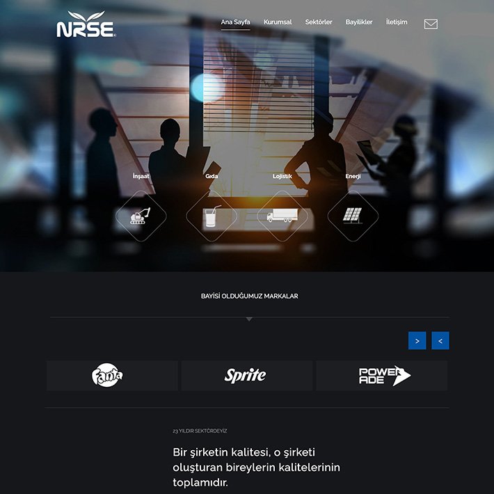 NRSE A.Ş. adlı web tasarım referansımız inşaat gıda lojistik enerji kategorisinde yayınlanmaktadır.