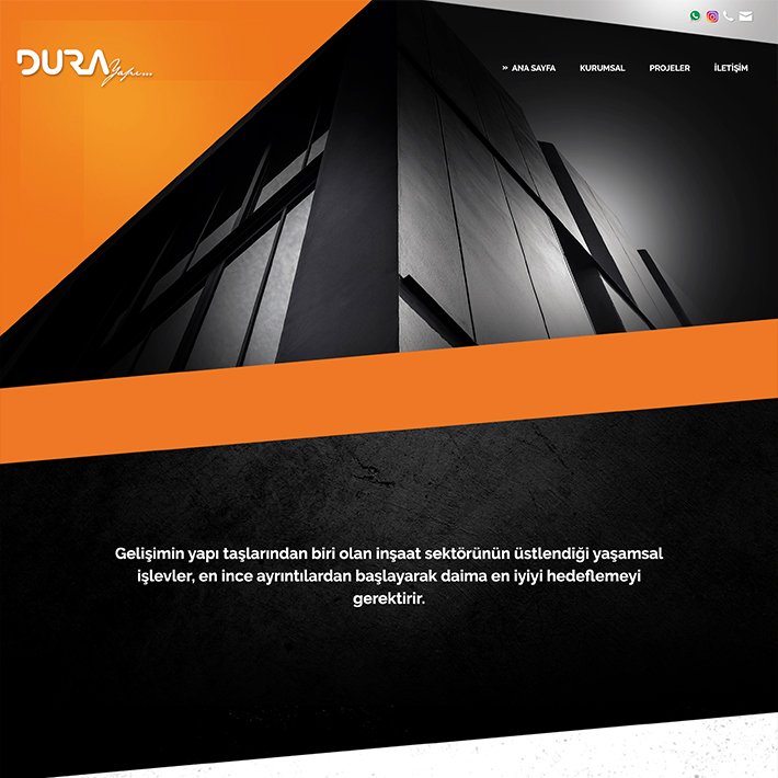 Antalya Web Tasarım Referanslarımızdan Dura Yapı Mimarlık Projesi. Bulut Press İçerik Yönetim Yazılımı kullanılarak üretilmiştir.