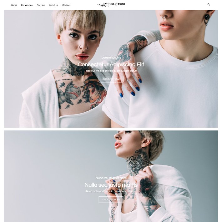 Tattoo Studio adlı web tasarım şablonu hizmet kategorisinde yayınlanmaktadır.