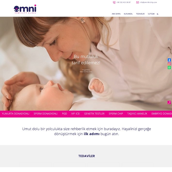 Omni Fertility tüp bebek merkezi adlı web tasarım şablonu sağlık kategorisinde yayınlanmaktadır.