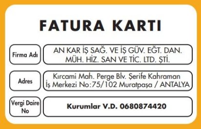FATURA KARTI