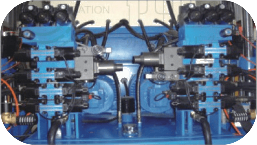 Double motors and double pumps