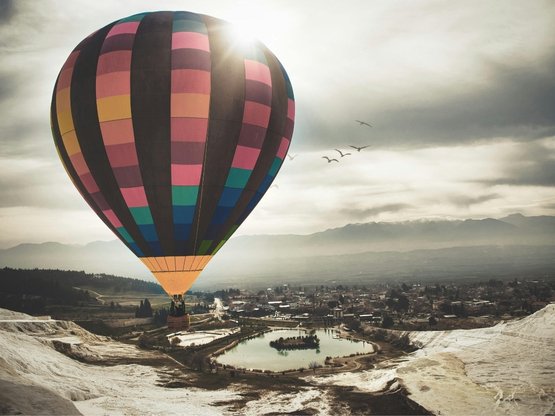 Pamukkale Hot Air Balloon Tour from Antalya