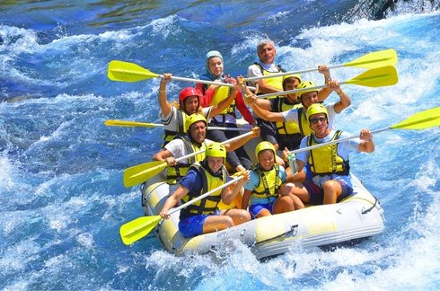 ulaşımlı side rafting