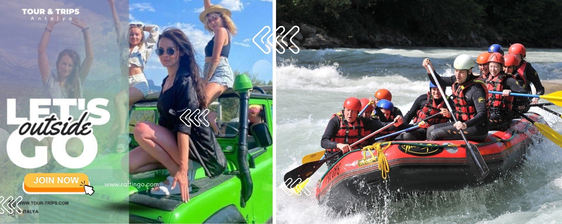 Antalya Rafting ve jeep safari turu