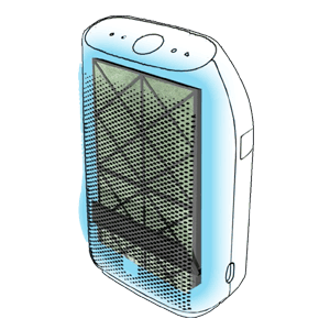 Anti-microbial Gel Air Filtration