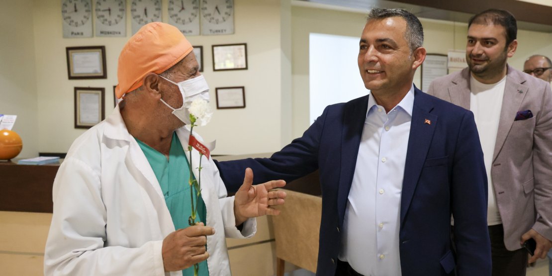 OP. DR. BAŞKAN KARA’DAN MESLEKTAŞLARINA ANLAMLI ZİYARET