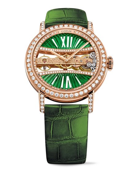 corum-saat-GOLDEN-BRIDGE-43-yeşil