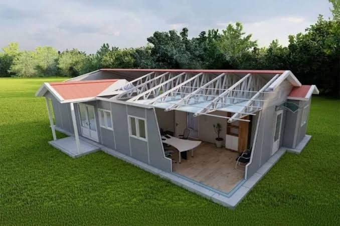 Tek-Katlı-Prefabrik-Ev-Kurulumu