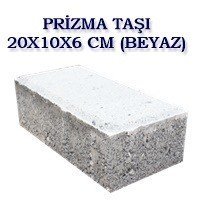 20X10X6 CM PRİZMA (BEYAZ)