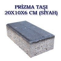 20X10X6 CM PRİZMA TAŞI SİYAH