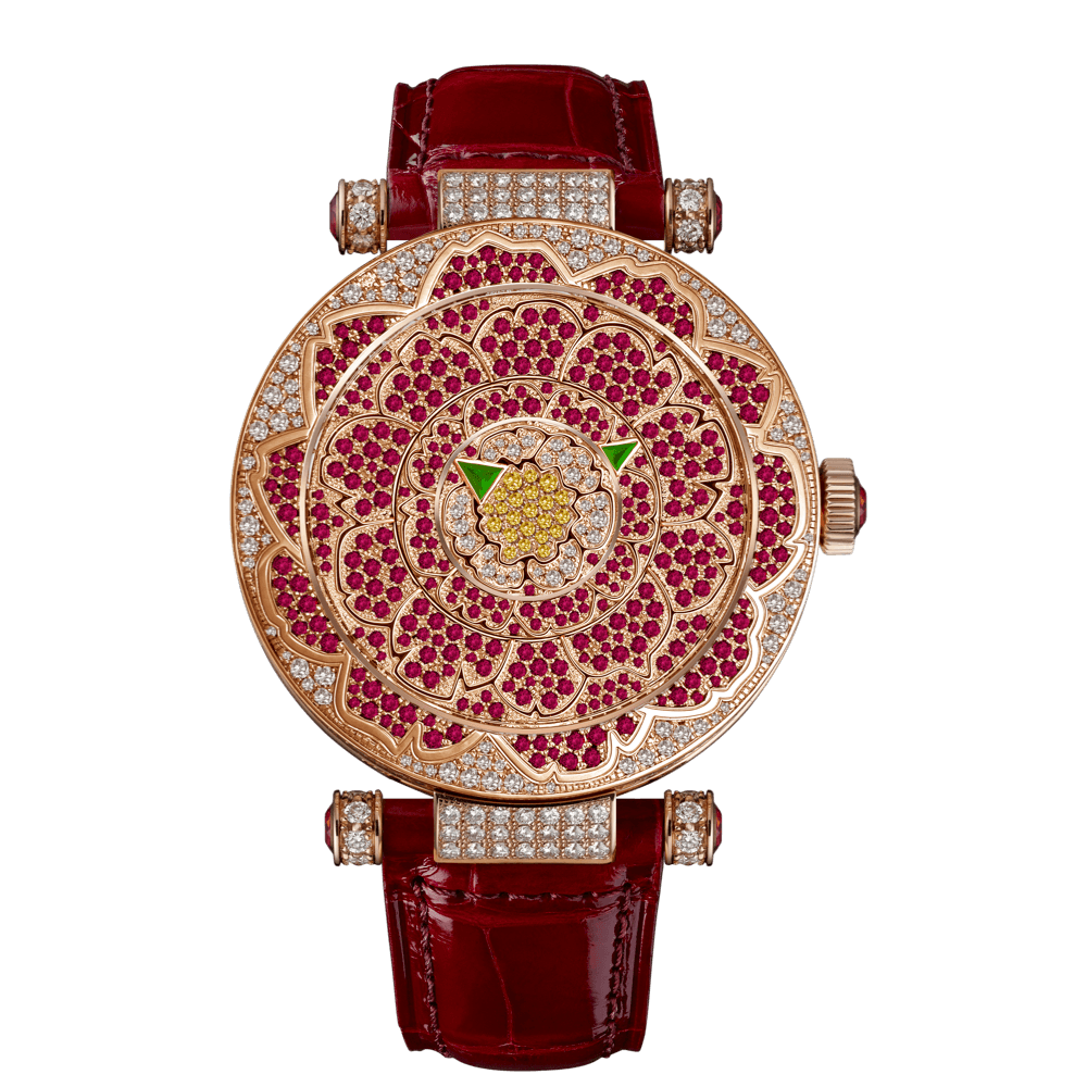 Franck Muller Watch Double Mystery Peony 42 DM D CD PEO RG