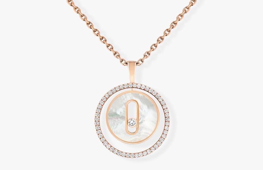 Messika-Paris PINK GOLD DIAMOND NECKLACE