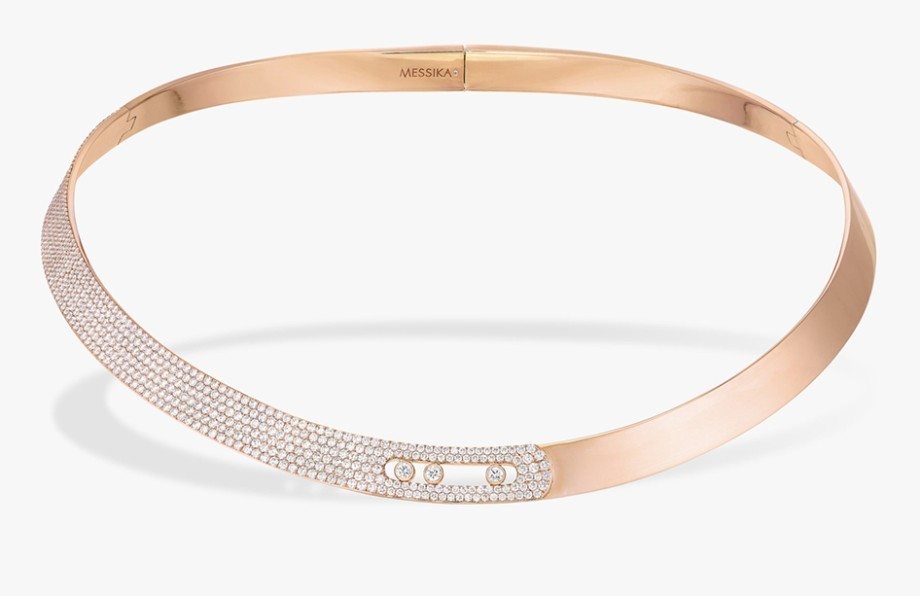 Messika-Paris PINK GOLD DIAMOND NECKLACE