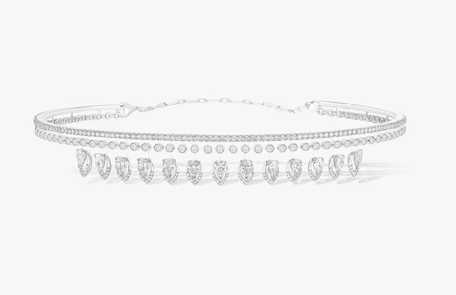 Messika-Paris WHITE GOLD DIAMOND NECKLACE