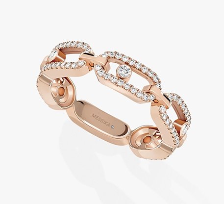 Messika-Paris PINK GOLD DIAMOND RING