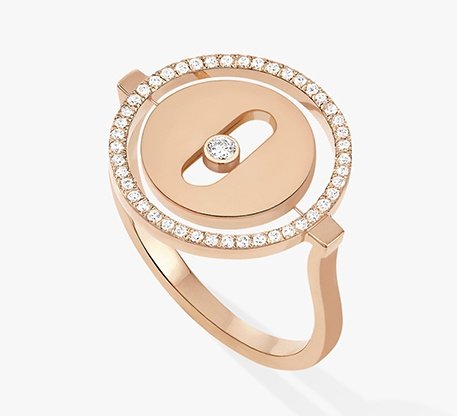 Messika-Paris PINK GOLD DIAMOND RING