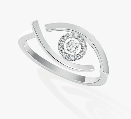 Messika-Paris WHITE GOLD DIAMOND RING