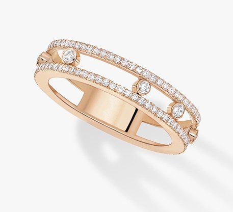 Messika-Paris PINK GOLD DIAMOND RING