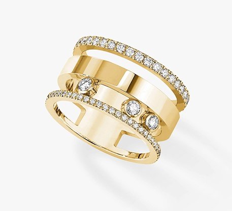 Messika-Paris YELLOW GOLD DIAMOND RING