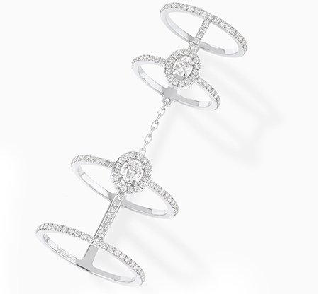 Messika-Paris WHITE GOLD DIAMOND RING