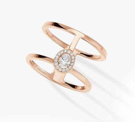 Messika-Paris PINK GOLD DIAMOND RING