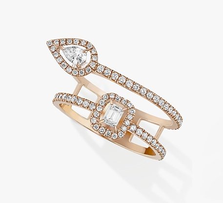 Messika-Paris PINK GOLD DIAMOND RING