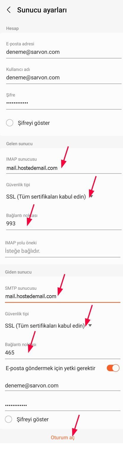 Android İşletim Sistemine Sahip Cep Telefonlarında
