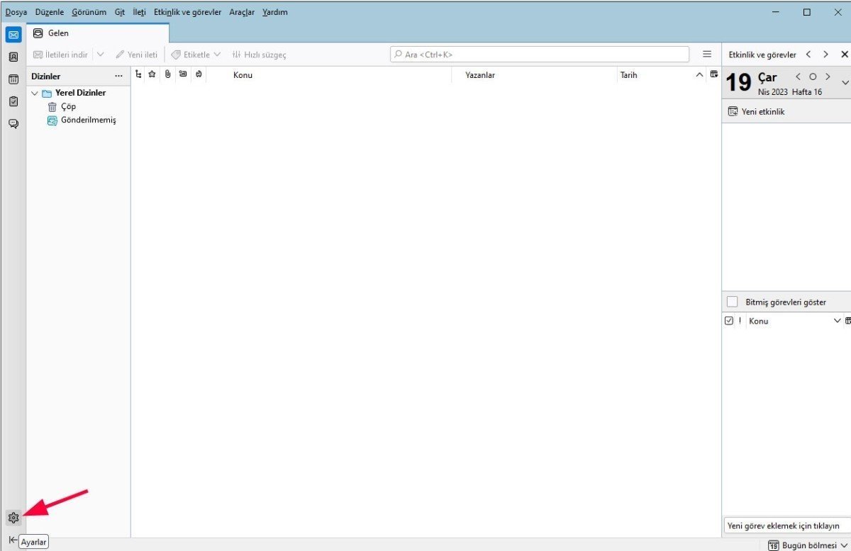 Mozilla Thunderbird Outlook Kurulumu 1