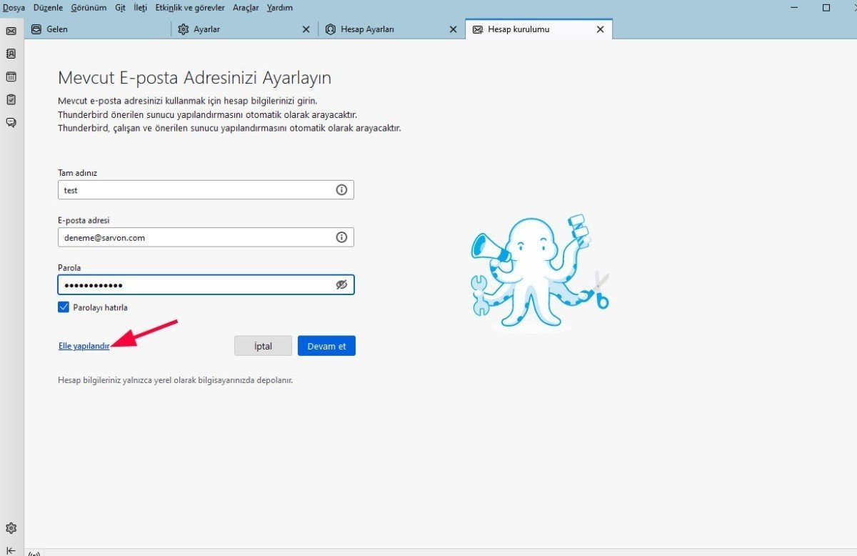 Mozilla Thunderbird Outlook Kurulumu 4