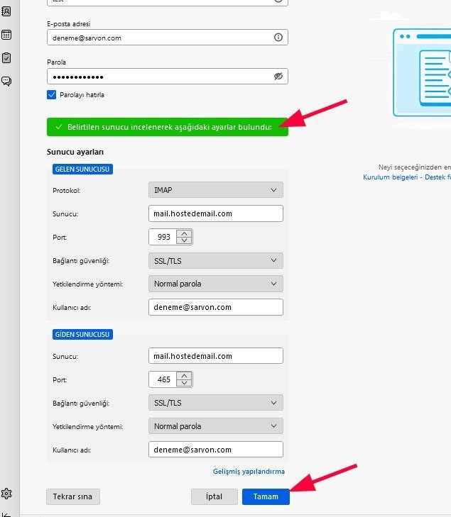 Mozilla Thunderbird Outlook Kurulumu 6
