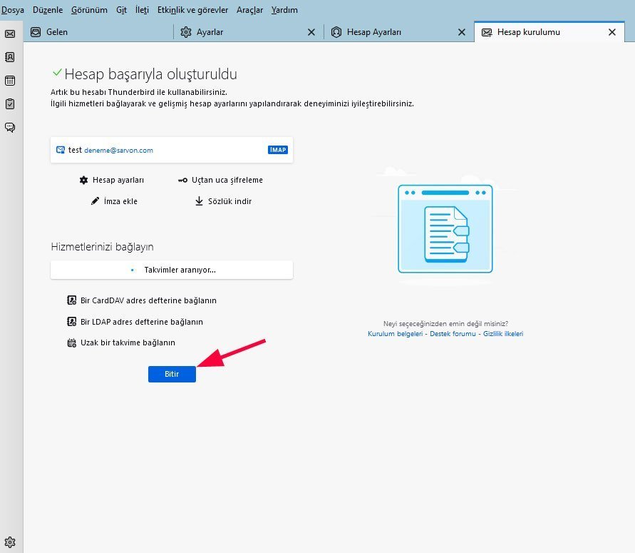 Mozilla Thunderbird Outlook Kurulumu 7
