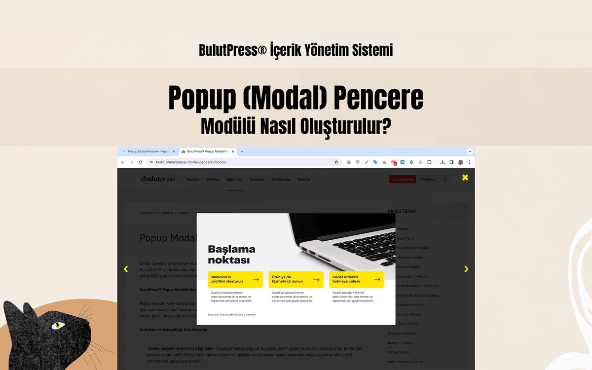 Popup Modal Pencere 1200