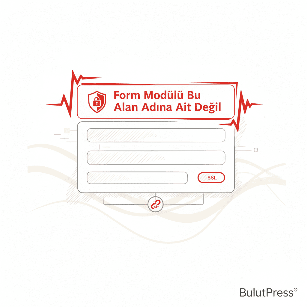 Form Modülü Bu Alana Ait Değil Ssl Hatası
