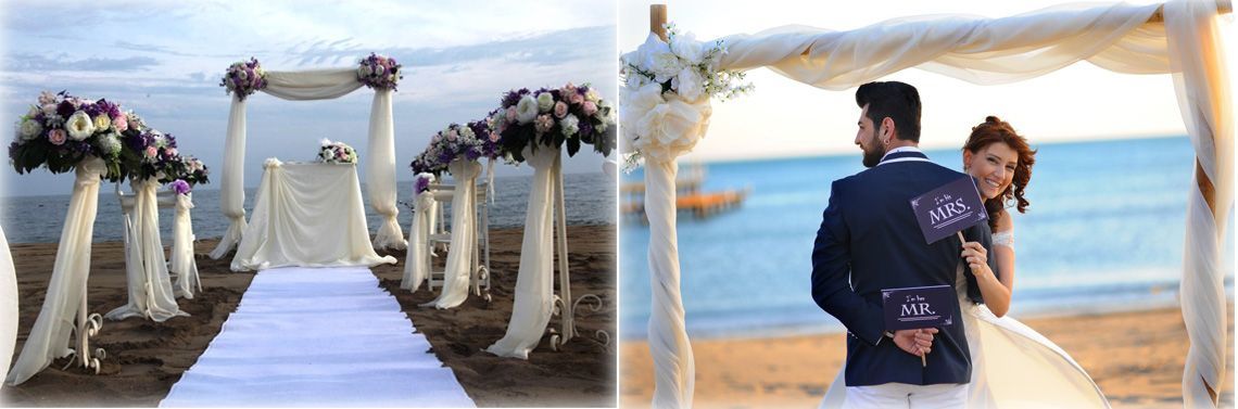 wedding planner Antalya Turkey beach