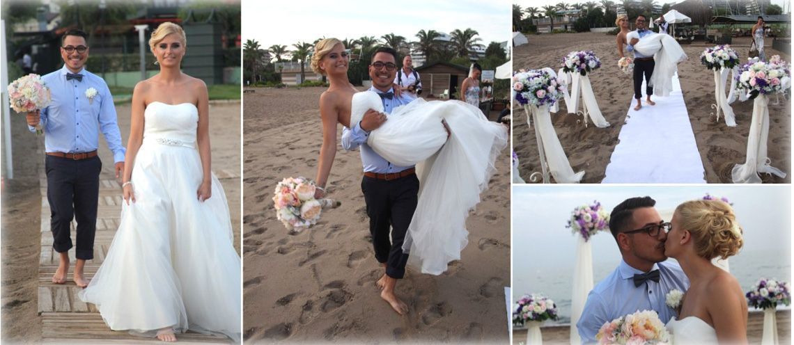 beach wedding in antalya turkey