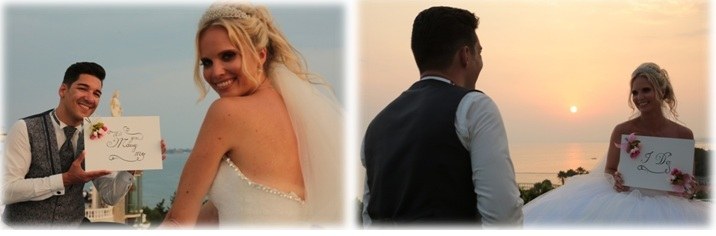 Wedding at the Pier in Antalya