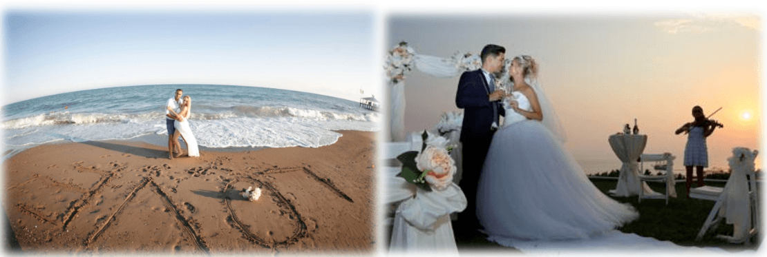 Beach Wedding in Antalya Turkey