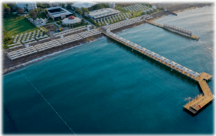 Wedding on Beach at Swandor Topkapi Palace in Turkey