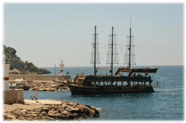 Luxury yacht wedding in Antalya