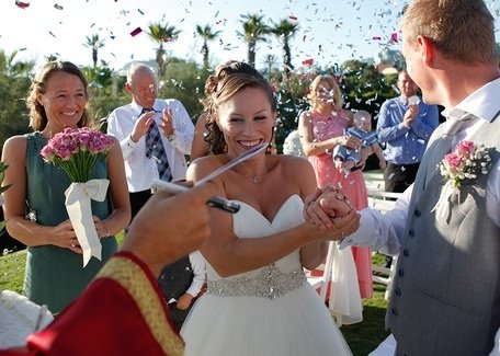 Wedding on the beach in Turkey