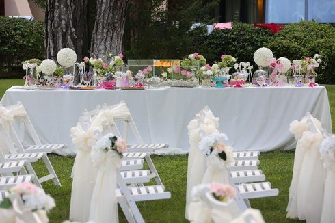 Wedding in poolside in Antalya Turkey