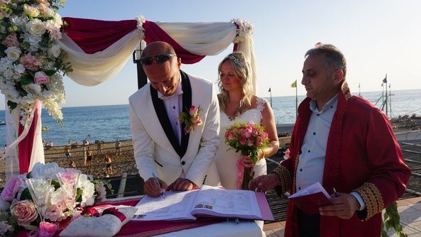civil wedding in Turkey
