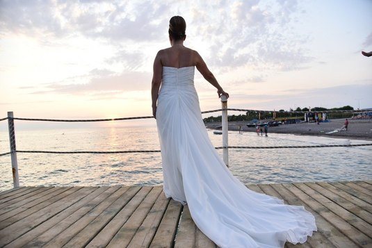 wedding dress in Turkey