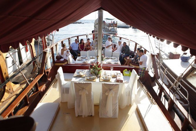 Wedding in yatch