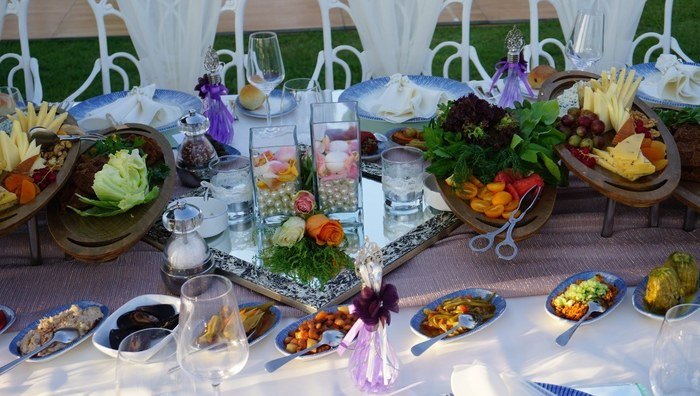 Wedding menu for hotel wedding in Antalya