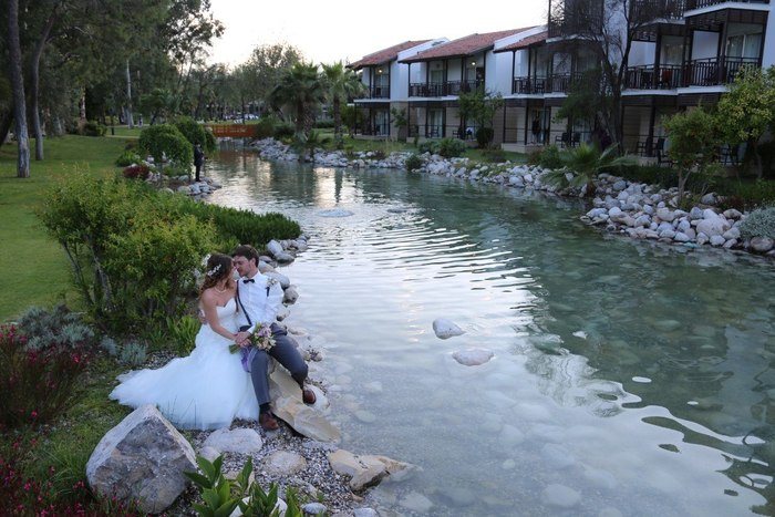 Happy couple. wedding in Antalya